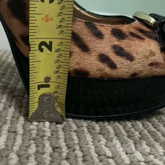Nine West Cheetah Print Calf Hair Stilettos - Picture 8 of 9